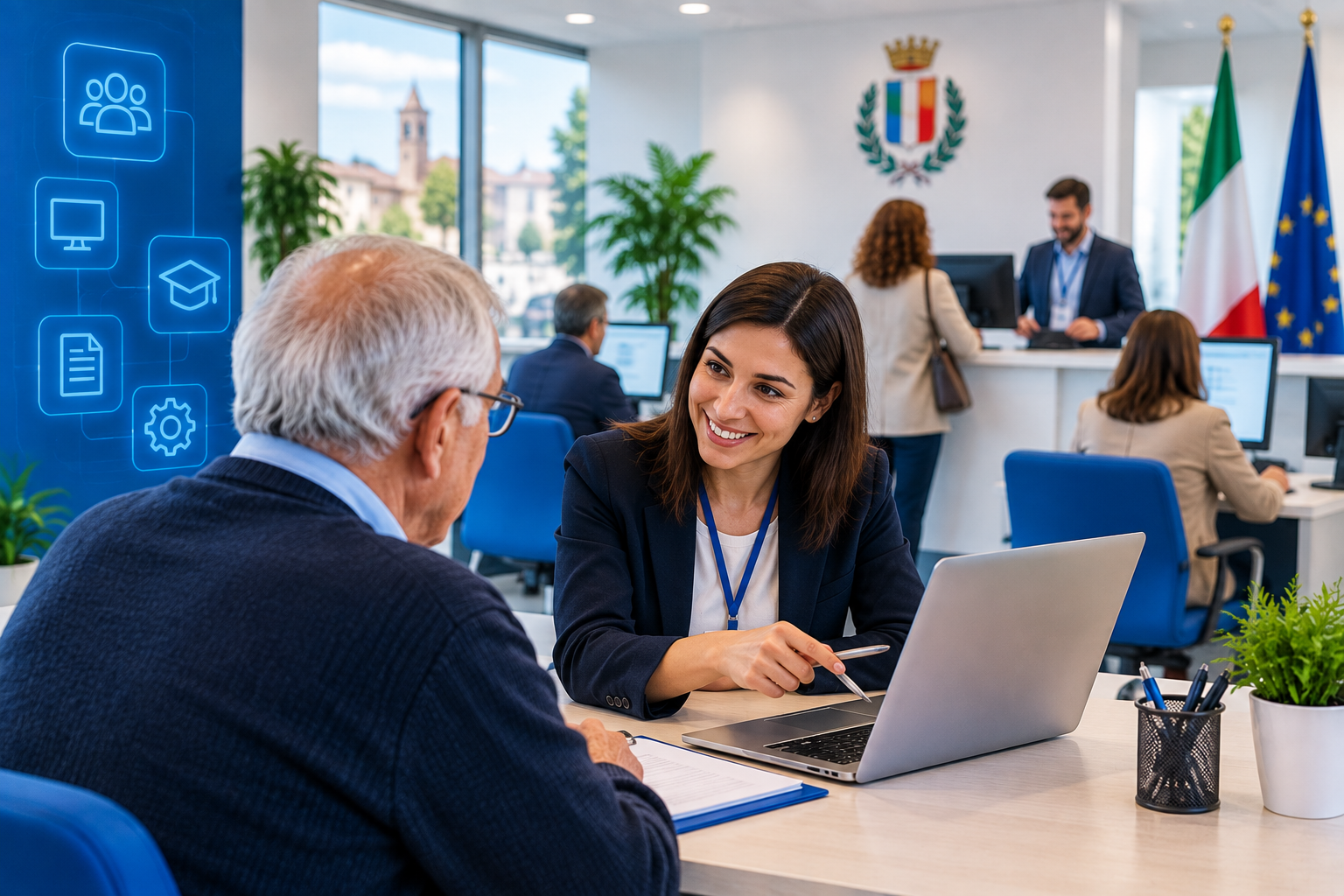 supporto per cittadini e dipendenti dei comuni